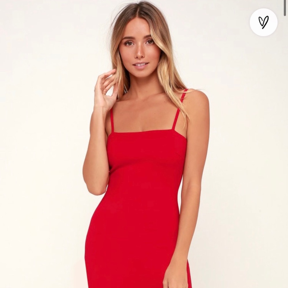 Red dress